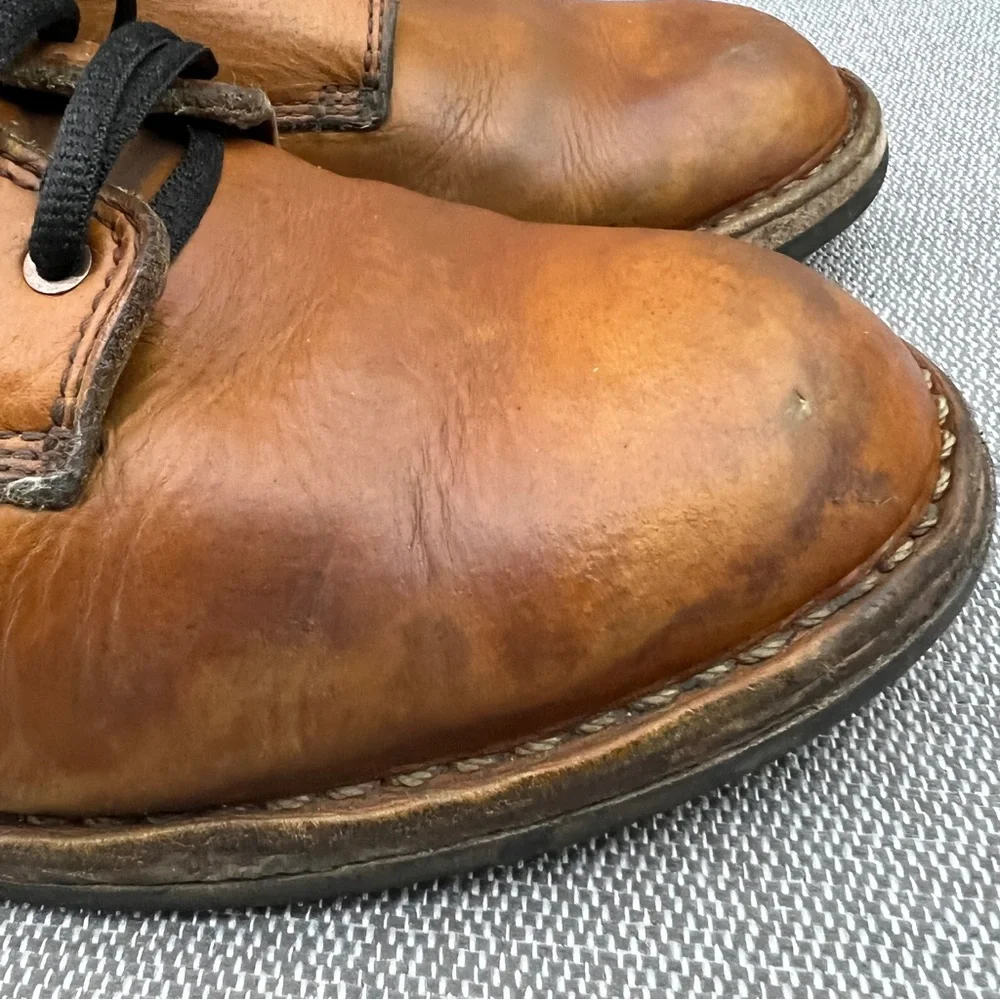 Danger Mt.Tabor 643 Harvest Brown Men’s EE‎ Leather Oxford Shoes Size 9